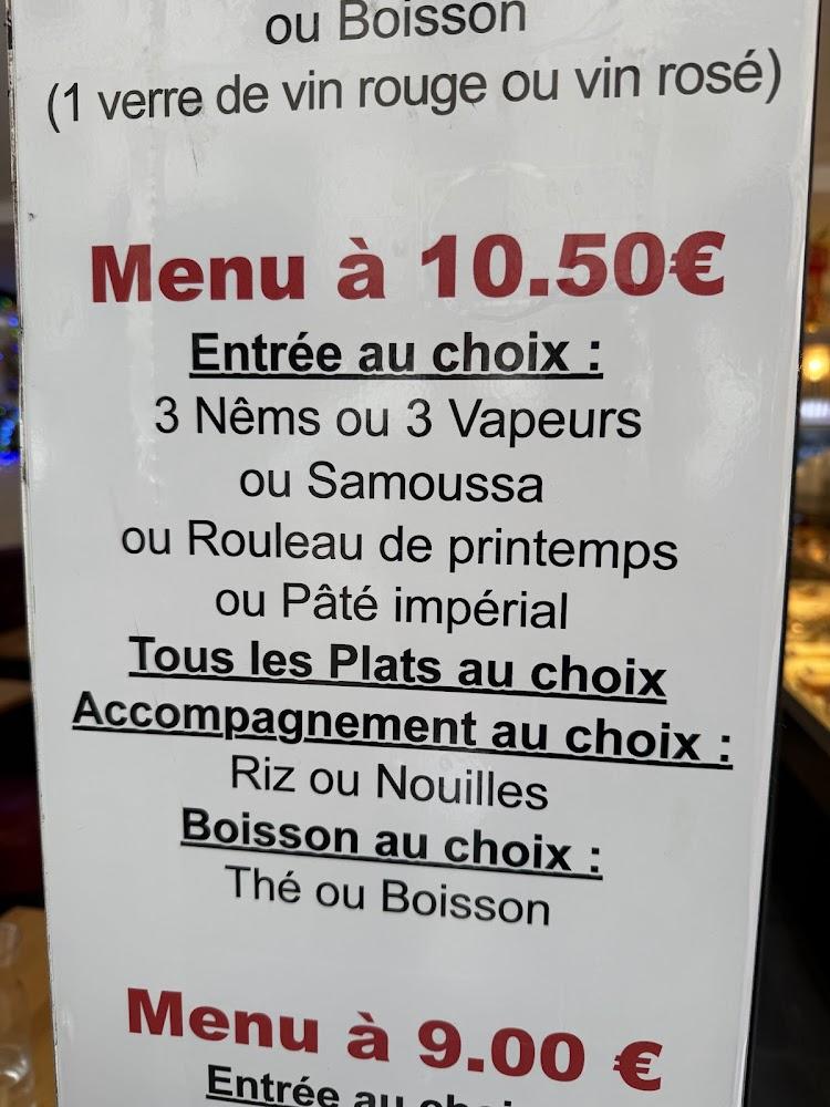 Royale d'Asie - Menu Image 1